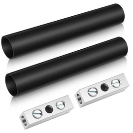 Relaxweex 2 Sets Underground Wire Splice Kit Suit for #8-#2 Awg Range Wire Handle up to 600v Maximum Direct Burial Dual Rated Butt Splice Kit Includes Wire Connectors and Shrink Tube Electrical Cable