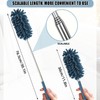 2Pcs Car Interior Duster with Extension Pole Soft Dash Vent