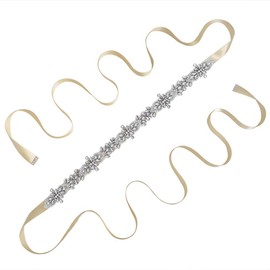 HONGMEI Rhinestone Bridal Belt Wedding Dress Belt Elegant Wedding Belt Sashes