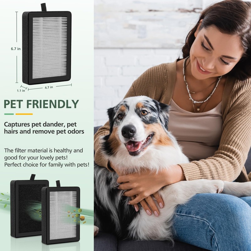 6 Pack LV-H128 Replacement Filter Compatible with LEVOIT LV-H128 /