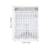 Clarinet Fingering Chart Clarionet Chords Poster Training Chart Musical Instrument
