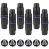 ACEIRMC 6pcs IP68 Waterproof Junction Box, Outdoor Electrical Cable Connector