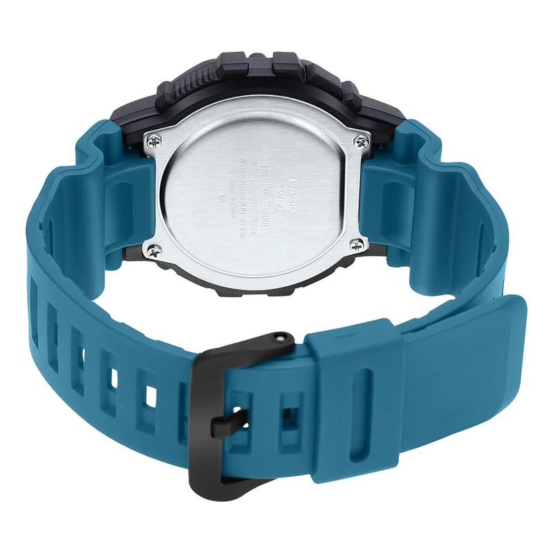 Casio Digital Gray Dial Unisex's Watch-WS-1400H-3AVDF, Grey, strap