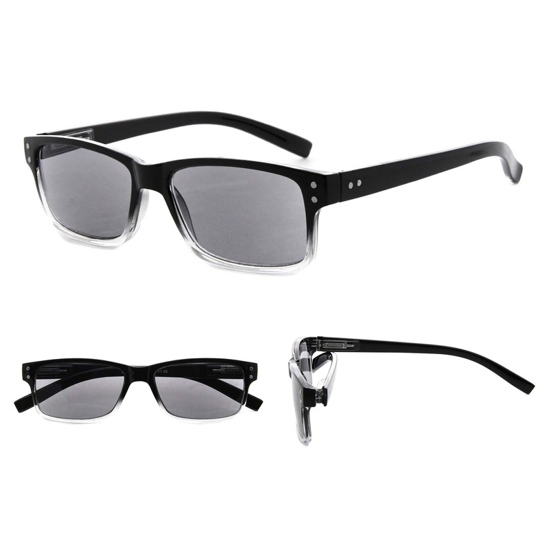 Reading Glasses 5 Pairs Reader Spring Hinge Include Reading Sunglasses