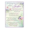 Graveside Memorial Card Remembrance Verse Plastic Coated Grave Graveside Card