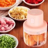 Procesador de Alimentos Eléctrico, Picadora de Carne Inalámbrica 250ml, Picadora