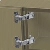 2 Pack 180 Degree Hinges,Concealed Hydraulic Adjustable Mounting,Soft Closing Frameless