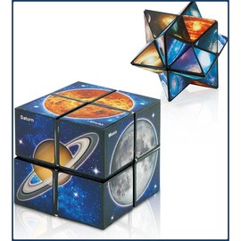 Magic Cube Set, 2 in 1 Cube for Kids and Adults, Toy for Boys and Girls Ages 8-12 - Style: 3 Packs