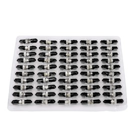 Duogalia 50PC Fiber Optical Coupler ST Fiber Optical Cable Barrel Connector ST to ST Bulkhead Fiber Coupler Simplex Singlemode Multimode