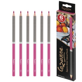 Creative Mark Cezanne Premium Colored Pencils Petunia 6 Pack - Highly-Pigmented Drawing Pencils - Coloring Pencils for Drawing, Blending, Coloring, and More