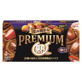 Ezaki Glico Premium Ripened Curry, Spicy Flavor, 5.6 oz (160 g)
