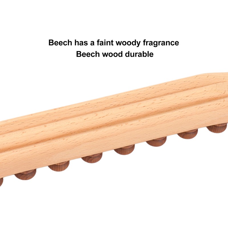 Wooden Scraping Stick Relieve Fatigue Reduce Soreness Double Sided Massage