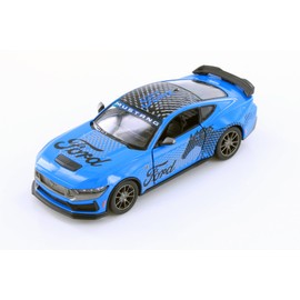 2024 Mustang Dark Horse Livery Edition, Blue Muscle Car - 5455DF - 1/38 Scale Diecast Model Car