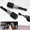 Opfiue 6 Pcs Magnetic Drill Bit Holder,2 Inch Length 1/4
