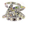 Sexy Sparkles Dog with Spots Italian Link Bracelet Charm