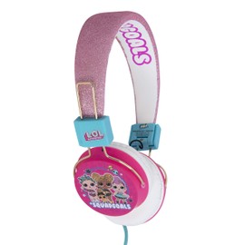 OTL Technologies LOL Surprise! #Squad Goals Wired Folding Headphones Pink