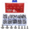 qxayxa 210 Pcs Terminal Block Screws with Square Washers, M3