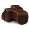 MegaGear Faux Leather Case Compatible with Nikon Coolpix P950 -