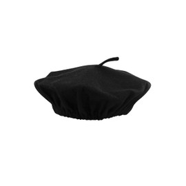 FNA Fashions - Unisex Black French Beret Hat – Ideal for Novelty Fancy Dress and Casual Elegance