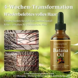 Batana Oil for Hair Growth - 100% Pure Natural Hair Oil, Promotes Hair Growth, Nourishes the Scalp, Fixes Split Ends, Reduces Hair Loss & Detoxifies Scalp (30ml) Suitable for All Hair Types