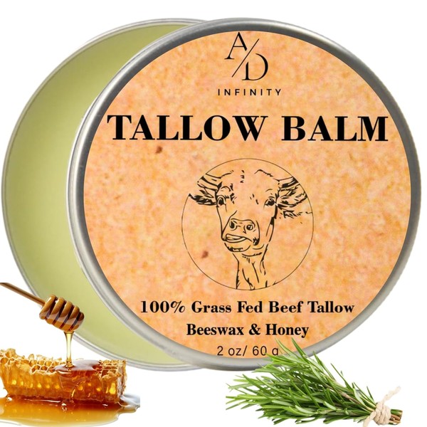 ANIMAL ACID - 100% Grass Fed Beef Tallow for Skin,
