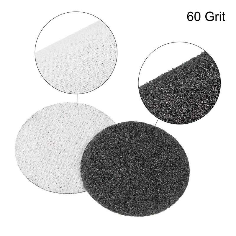 TOP-VIGOR 50Pcs 50mm Wet and Dry Sanding Discs, 60 Grit