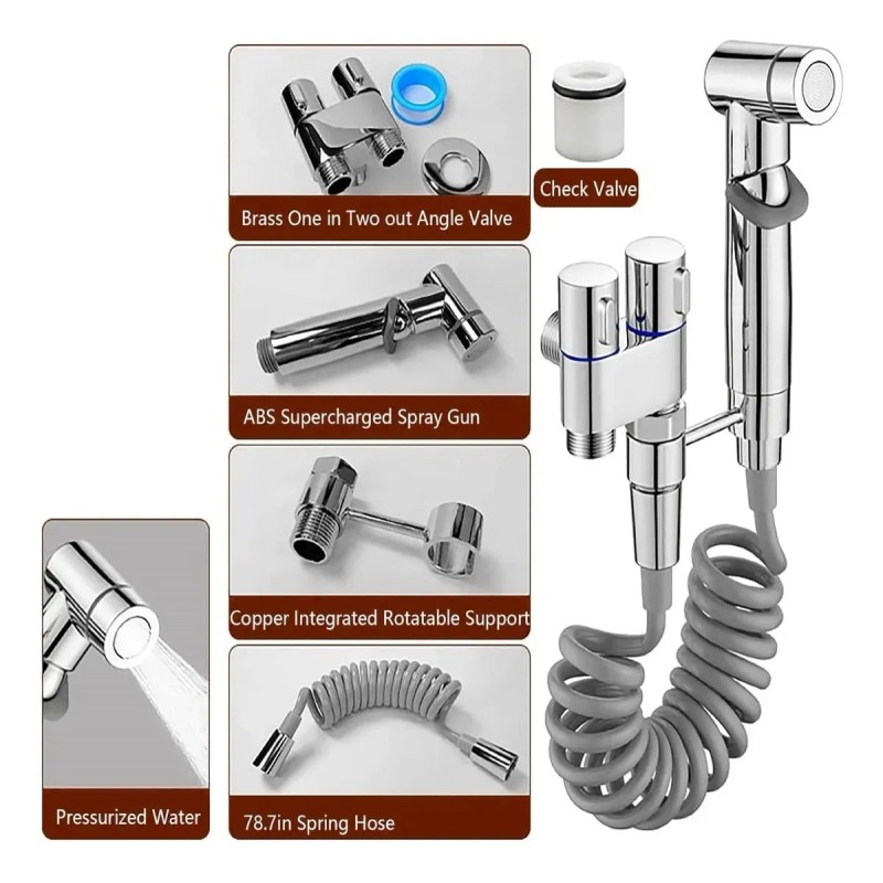 Baño Portátil Juego De Grifos De Pulverización De Baño