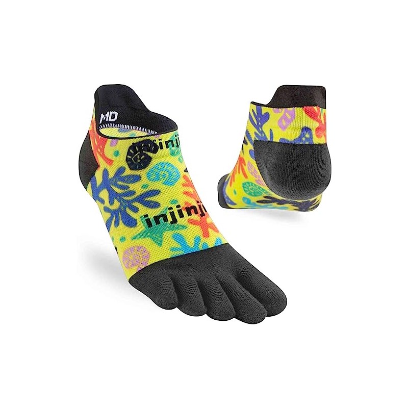 Injinji Spectrum Run Lightweight NO-Show Seaside M, multicoloured