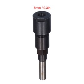 Milling Cutter Extension, Woodworking Collets Extension Chuck, Round Shaft Milling Cutter Extension Rod for Woodworking (8 mm