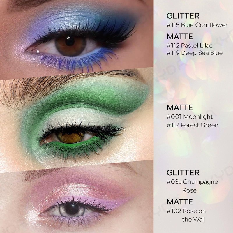 Gray Matte Eyeshadow Single, Smoky Eyeshadow Compact, Ultra-fine Lightweight, Crease-proof