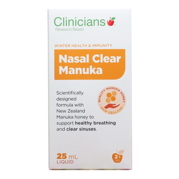 Clinicians Nasal Clear Manuka - 25ml