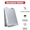Hishine Truck and Trailer Aluminum Manifest Box Holder with Stainless