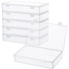 Ganydet Clear Plastic Box, Small Storage Containers box with Lid,