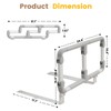 Folding Bed Rails for Elderly Seniors, Adjustable Heights Bed Assist