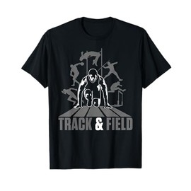 Cute Track And Field Athletics T-Shirt For Boys And Girls T-Shirt