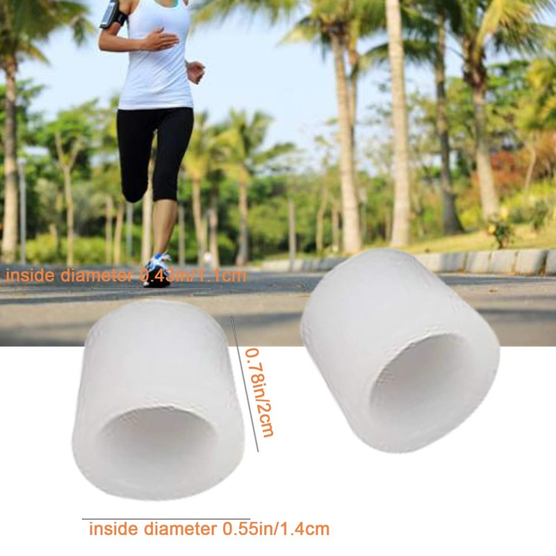 Yimanduo 5 Pairs Toe Sleeves, Toe Protectors for Corns Remover,