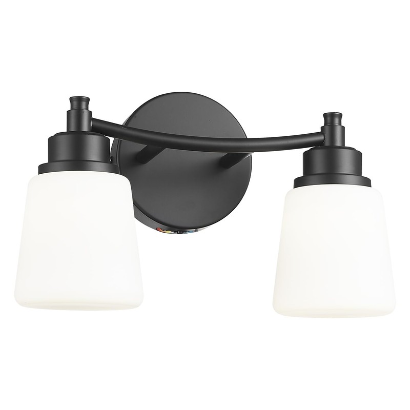 kudos Black Bathroom Light Fixtures Over Mirror, 21 Inch 3-Light