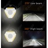 CHUSYYRAY For Hummer H3 2006-2010 6000K 4pcs LED Headlight Hi/Lo+Fog