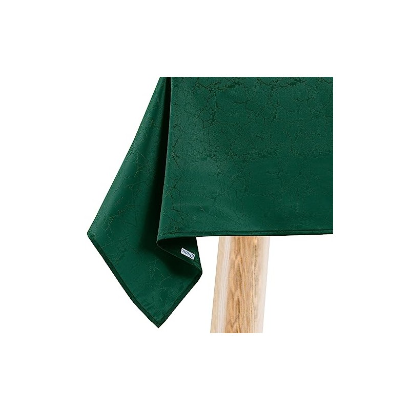 Filumi Tablecloth 110 x 200 cm Dark Green Washable for