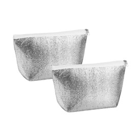 保冷バッグ 2個入り ミニ 両面アルミ素材 ランチバッグ 保冷袋 お弁当袋 おにぎりケース 長時間 保冷保温 折りたたみ可能 いつでも新鮮 収納 通勤 通学 アウトドア 遠足用