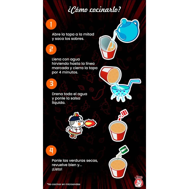 Ramen Coreano Picante Cup 6 Piezas 70g Samyang