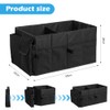 Umllpet Car Boot Organiser, Foldable Boot Bag with 2 Compartments