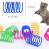 SEMINISMAR Cat Toy, Interactive Cat Spring, Plastic Spiral Springs, Toy