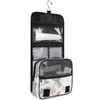 Hanging Travel Toiletry Bag Hippo Swimming Kit Makeup Case Cosmetics