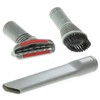 Spares2go 3 Piece Brush Crevice Mini Tool Kit compatible with
