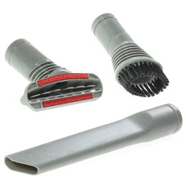 Spares2go 3 Piece Brush Crevice Mini Tool Kit compatible with Vax Blade 24V 32V Vacuum Cleaner