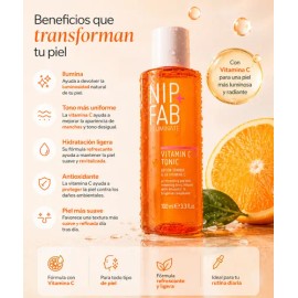 Nip+fab Vitamin C Fix Tónico Facial Iluminador Glow 100ml