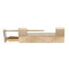 Antique Style Lock Spacing 5.9cm Auspicious Fish Lock Chinese Locks