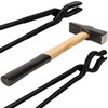 Blacksmith Hammer & Forge Tools Kit - Starter Beginner Making