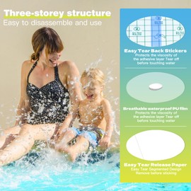 CISOOTI Earplugs for Waterproof,Ear Covers Swimming Shower Ear Protectors,60 Pieces 3.2 X 2.3 in,Keep The Ear Canal Clean,Ear Caps for Shower Surfing Snorkeling and Other Water Sports.